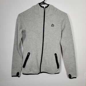 RBX Full-Zip Athletic Jacket Size M Grey Black Great Condition FREE SHIP